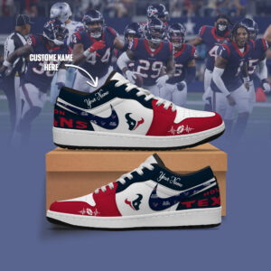 Houston Texans Nike Jordan 1 Low