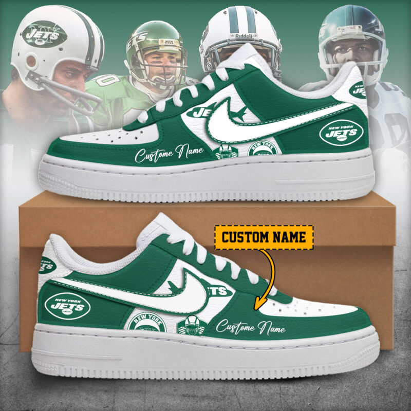 New York Jets – Nike Air Force 1 shoes