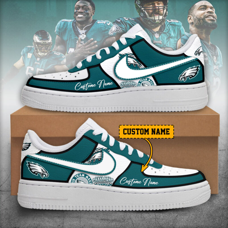 Philadelphia Eagles – Nike Air Force 1 shoes