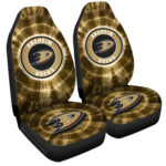 Anaheim Ducks Car Seat Covers Custom Tie Dye Car Accessories