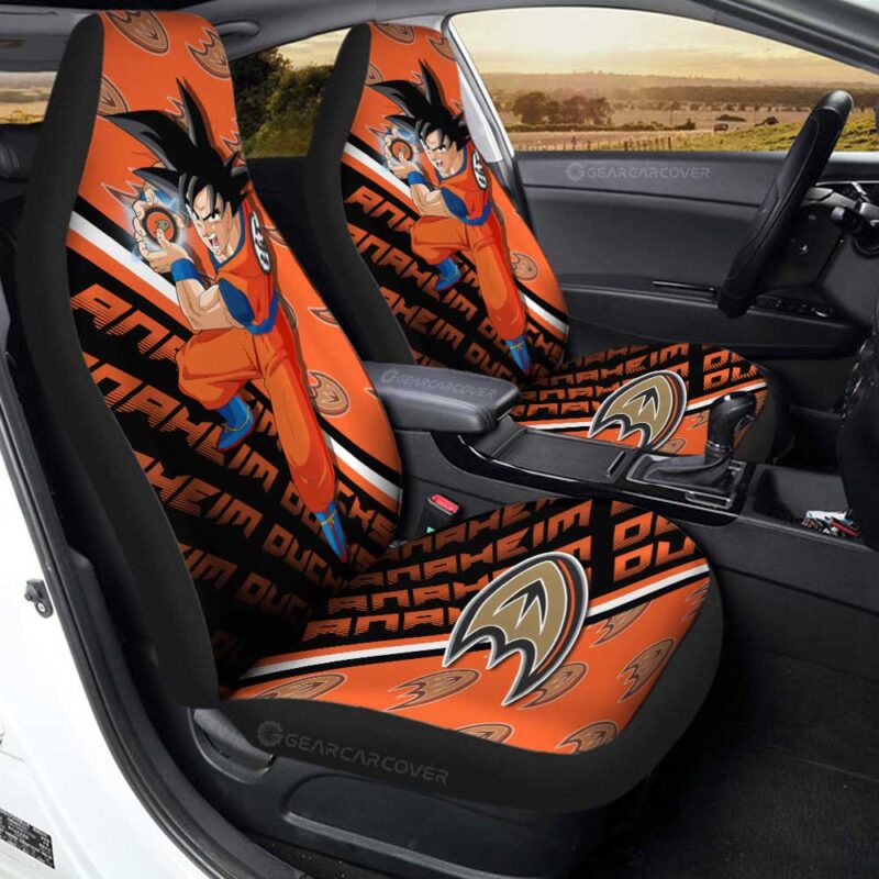 Anaheim Ducks Car Seat Covers Goku Car Decorations For Fans