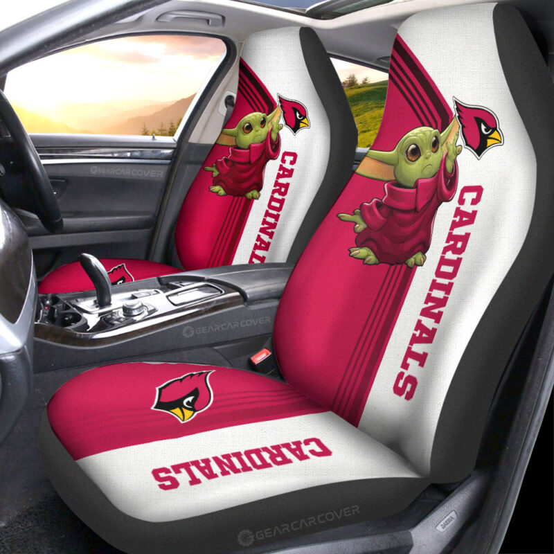 Arizona Cardinals Car Seat Covers Baby Yoda Car Accessories