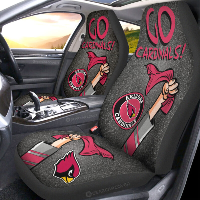 Arizona Cardinals Car Seat Covers Custom Car Accessories