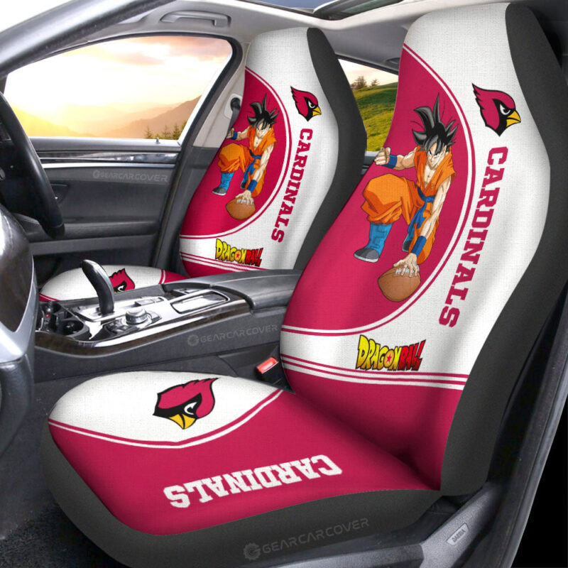 Arizona Cardinals Car Seat Covers Goku Car Accessories For Fans