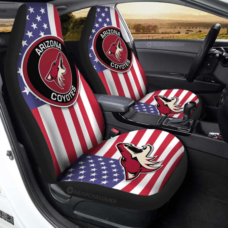 Arizona Coyotes Car Seat Covers Custom Car Decor Accessories