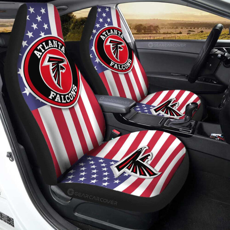 Atlanta Falcons Car Seat Covers Custom Car Decor Accessories