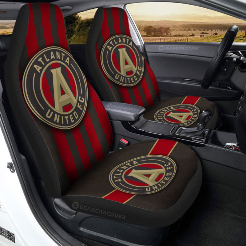 Atlanta United FC Car Seat Covers Custom Car Accessories For Fans