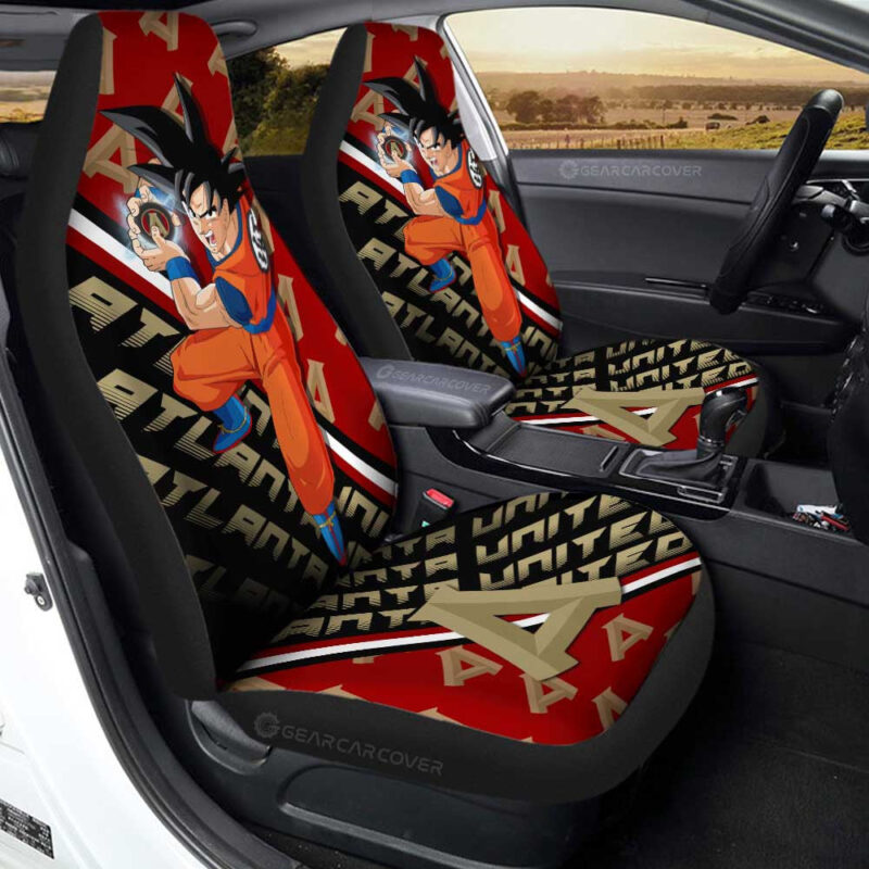 Atlanta United FC Car Seat Covers Goku Car Accessories For Fans