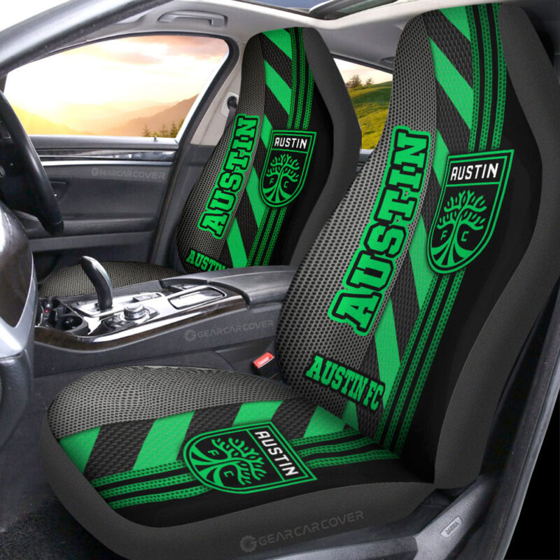 Austin FC Car Seat Covers Custom Car Accessories