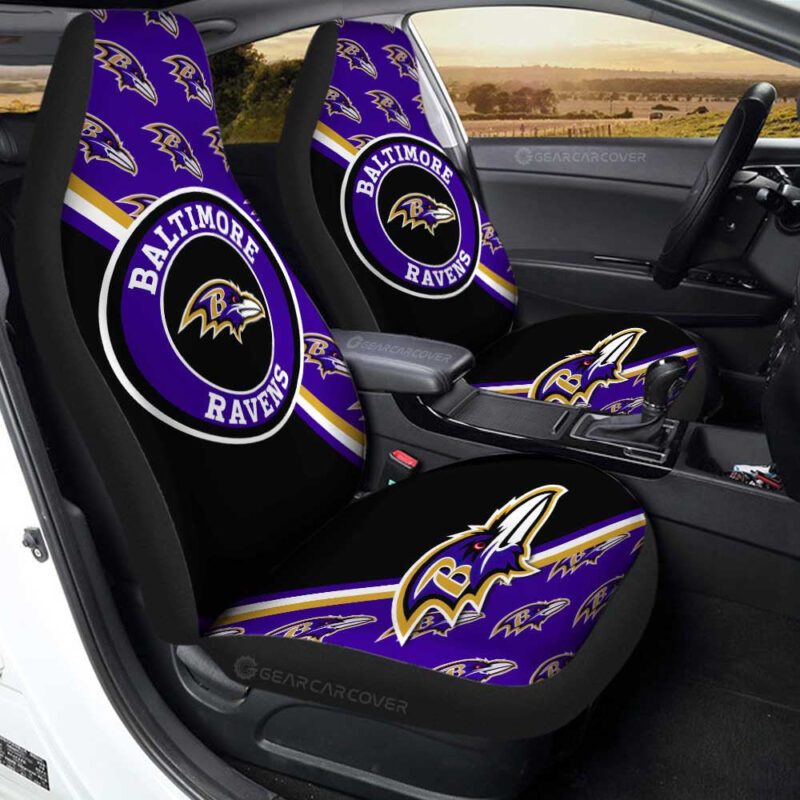 Baltimore Ravens Car Seat Covers Custom Car Accessories For Fans