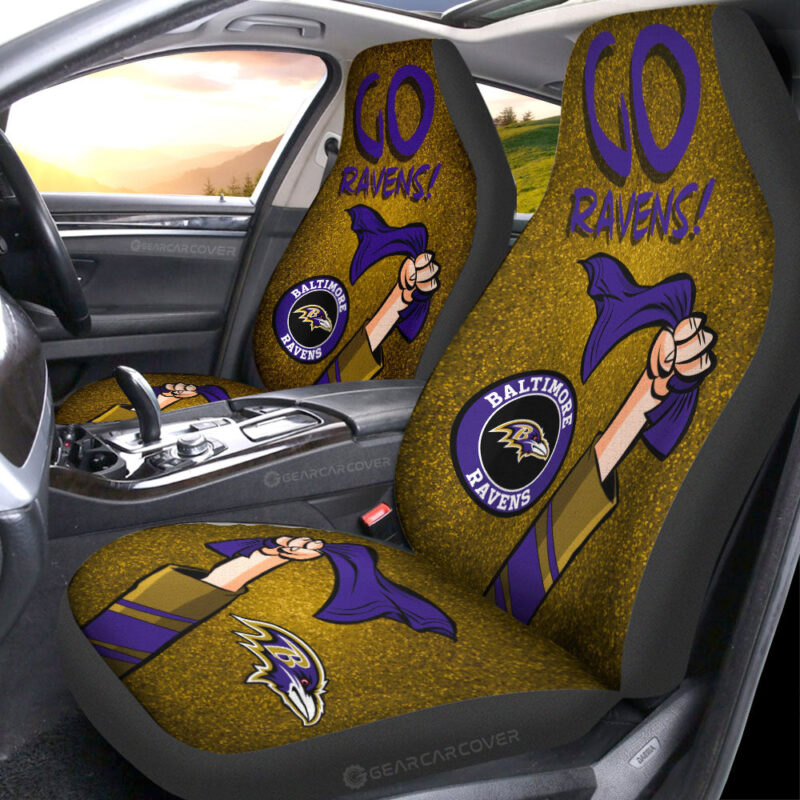 Baltimore Ravens Car Seat Covers Custom Car Accessories