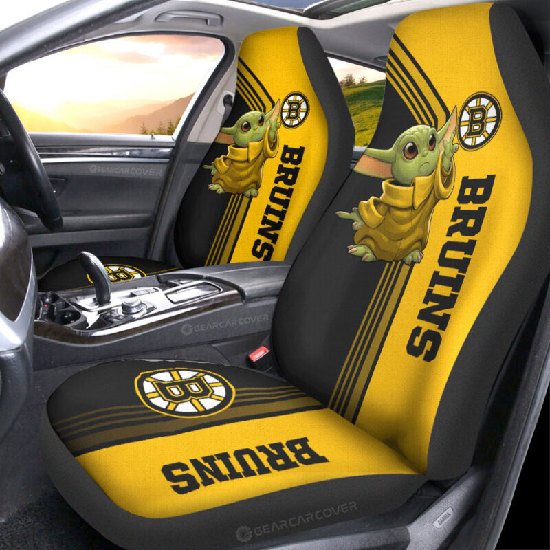 Boston Bruins Car Seat Covers Baby Yoda Car Accessories