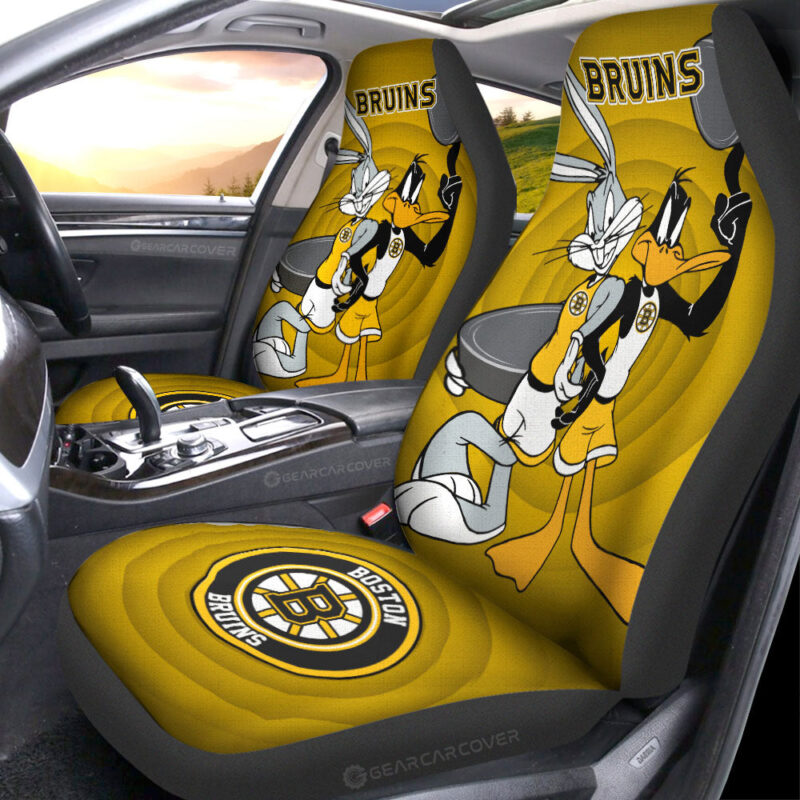 Boston Bruins Car Seat Covers Custom Car Accessories