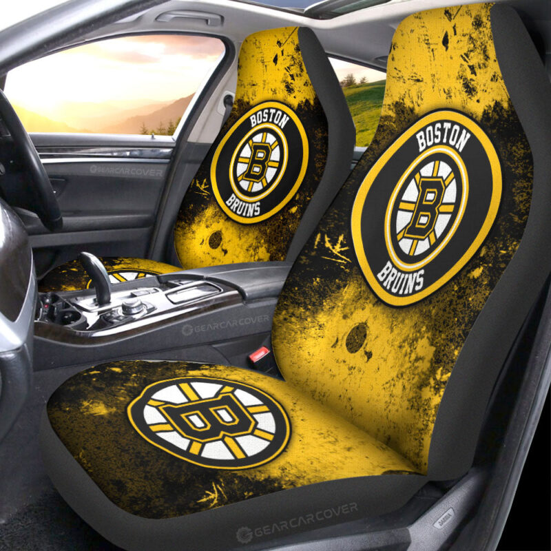 Boston Bruins Car Seat Covers Custom Car Accessories