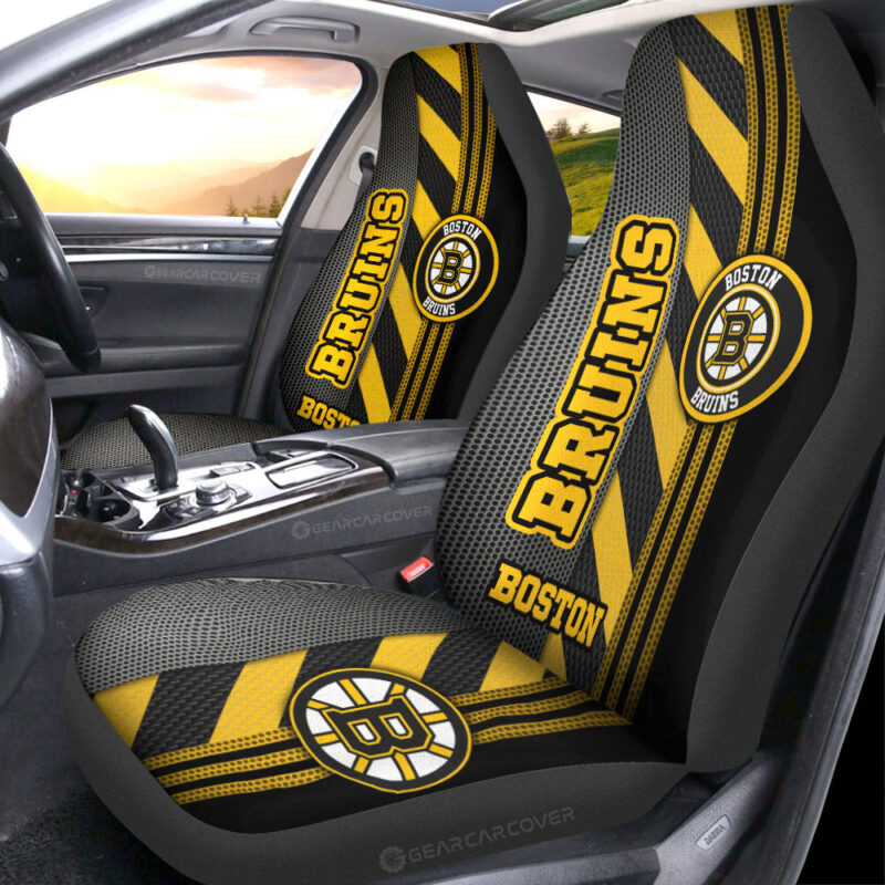 Boston Bruins Car Seat Covers Custom Car Accessories