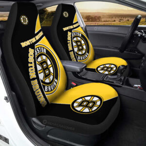 Boston Bruins Car Seat Covers Custom Car Decorations For Fans