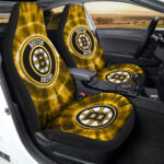 Boston Bruins Car Seat Covers Custom Tie Dye Car Accessories