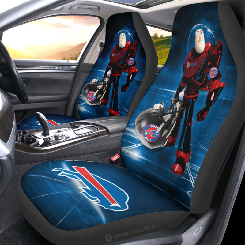 Buffalo Bills Car Seat Covers Buzz Lightyear Car Accessories For Fan