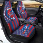 Buffalo Bills Car Seat Covers Custom US Flag Style