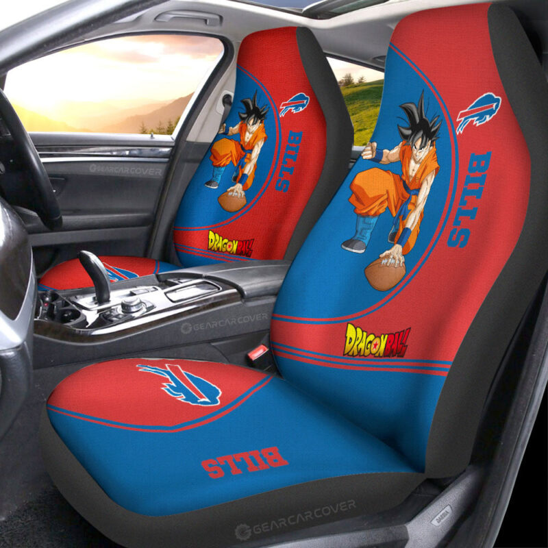 Buffalo Bills Car Seat Covers Goku Car Accessories For Fans