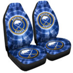 Buffalo Sabres Car Seat Covers Custom Tie Dye Car Accessories