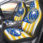 Buffalo Sabres Car Seat Covers Custom US Flag Style