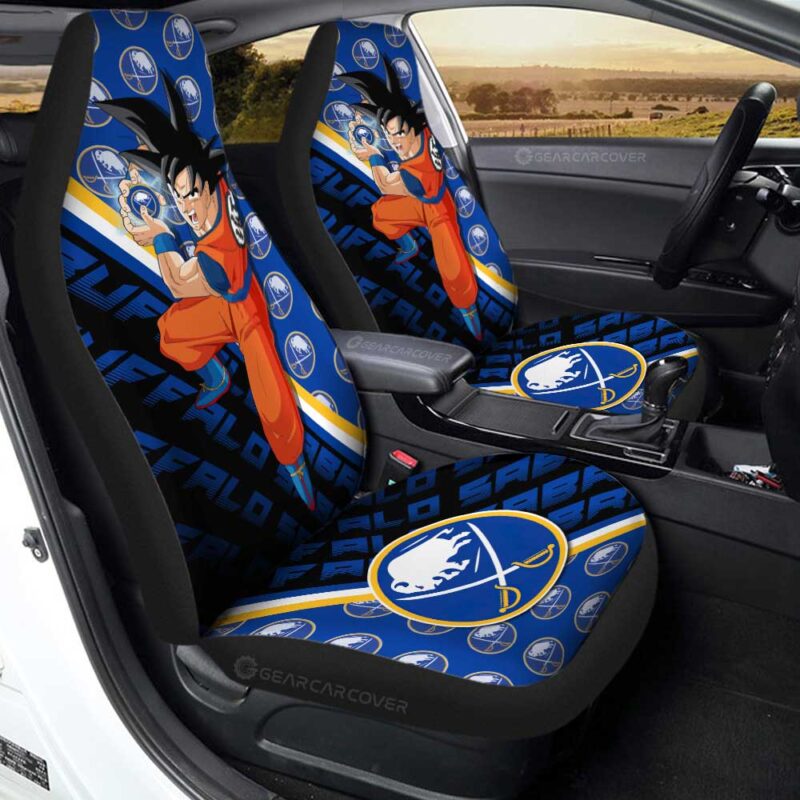 Buffalo Sabres Car Seat Covers Goku Car Decorations For Fans