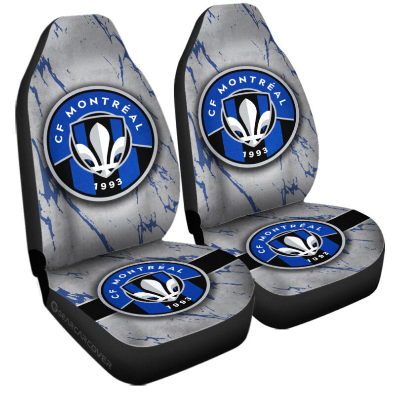 CF Montréal Car Seat Covers Custom Car Accessories For Fans