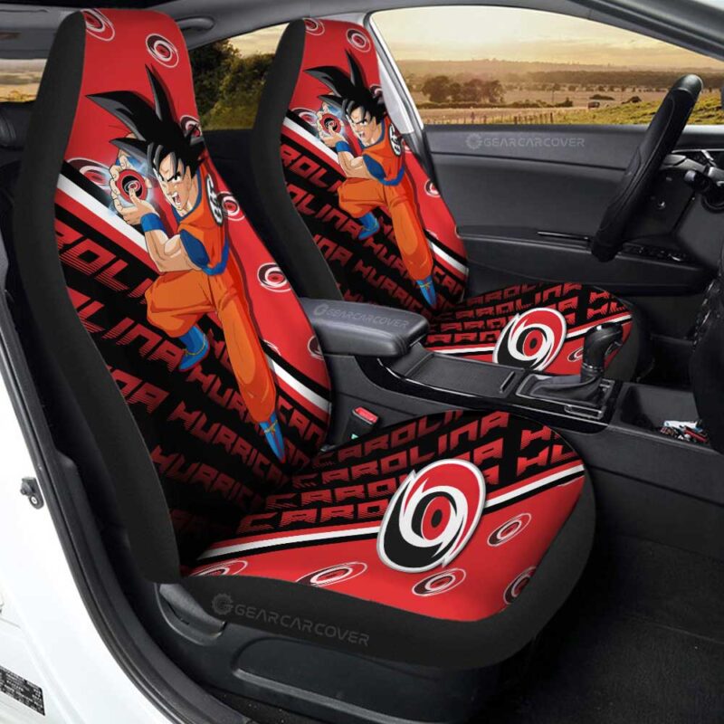 Carolina Hurricanes Car Seat Covers Goku Car Decorations For Fans