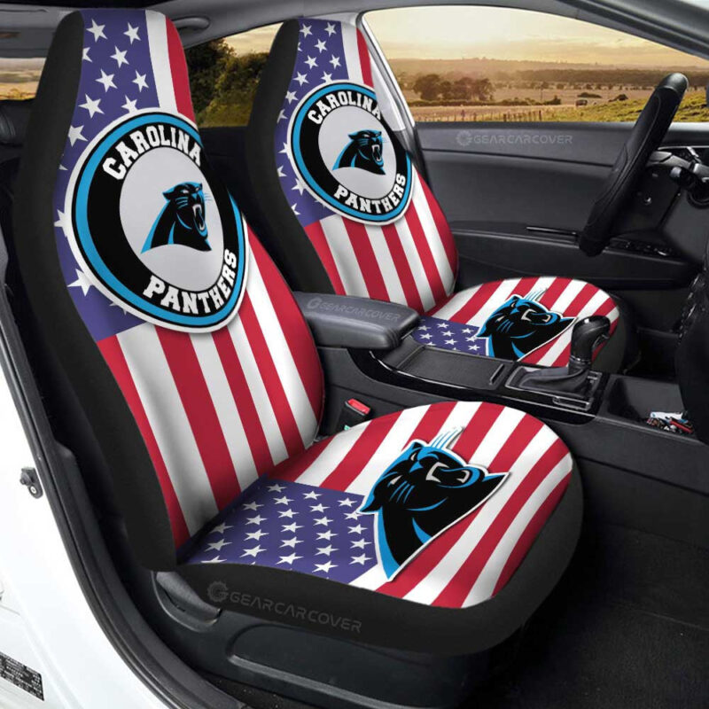 Carolina Panthers Car Seat Covers Custom Car Decor Accessories