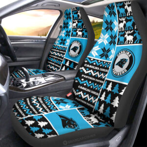 Carolina Panthers Car Seat Covers Custom Ugly Style Car Accessories