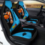 Carolina Panthers Car Seat Covers Goku Car Accessories For Fans