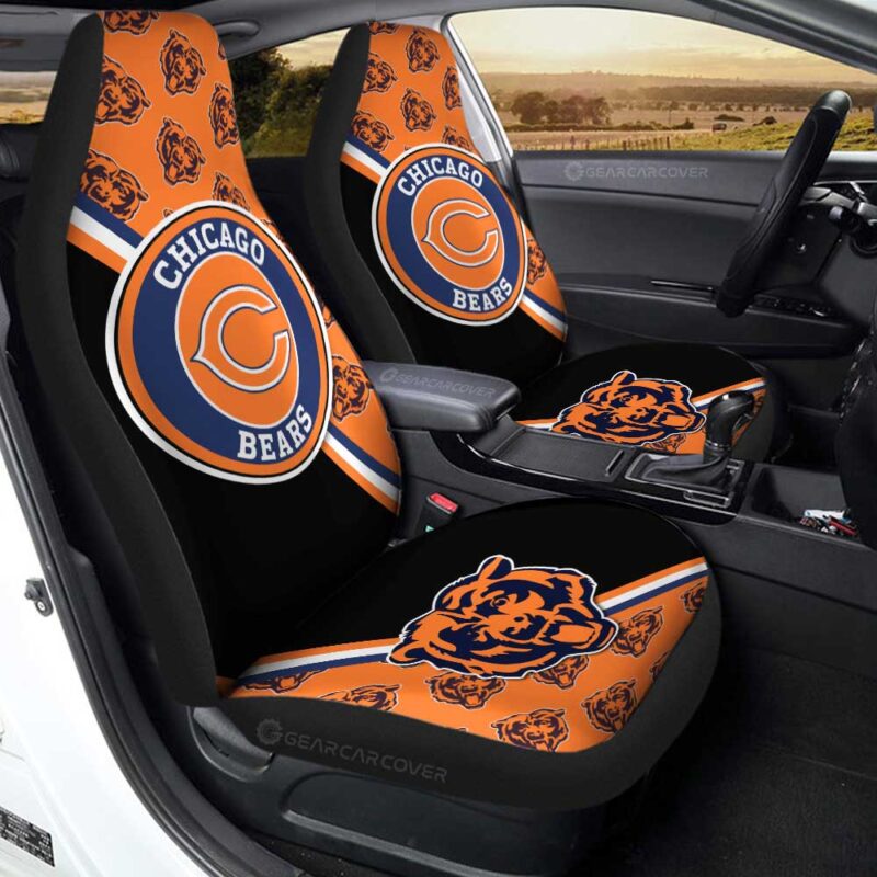 Chicago Bears Car Seat Covers Custom Car Accessories For Fans