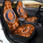 Chicago Bears Car Seat Covers Custom Tie Dye Car Accessories