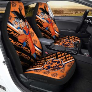 Chicago Bears Car Seat Covers Goku Car Decorations For Fans