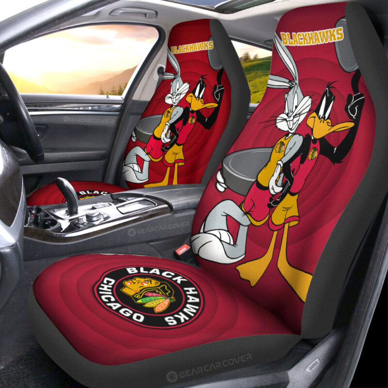 Chicago Blackhawks Car Seat Covers Custom Car Accessories