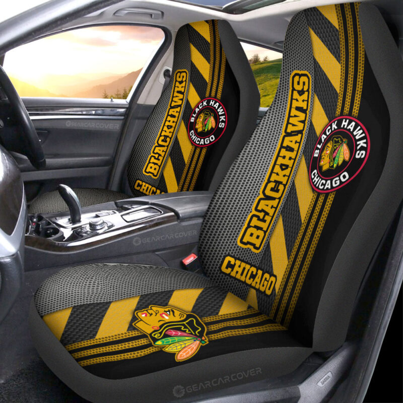 Chicago Blackhawks Car Seat Covers Custom Car Accessories