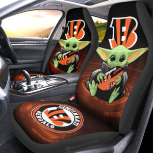 Cincinnati Bengals Car Seat Covers Baby Yoda Car Accessories For Fan