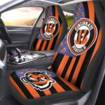 Cincinnati Bengals Car Seat Covers Custom US Flag Style