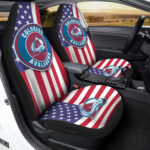 Colorado Avalanche Car Seat Covers Custom Car Accessories