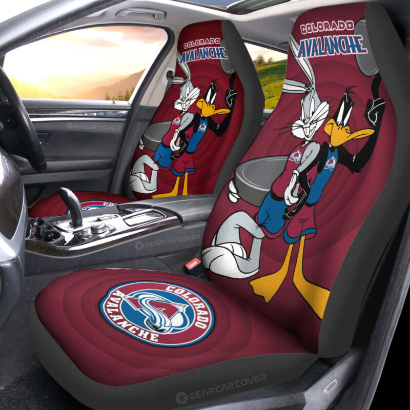 Colorado Avalanche Car Seat Covers Custom Car Accessories