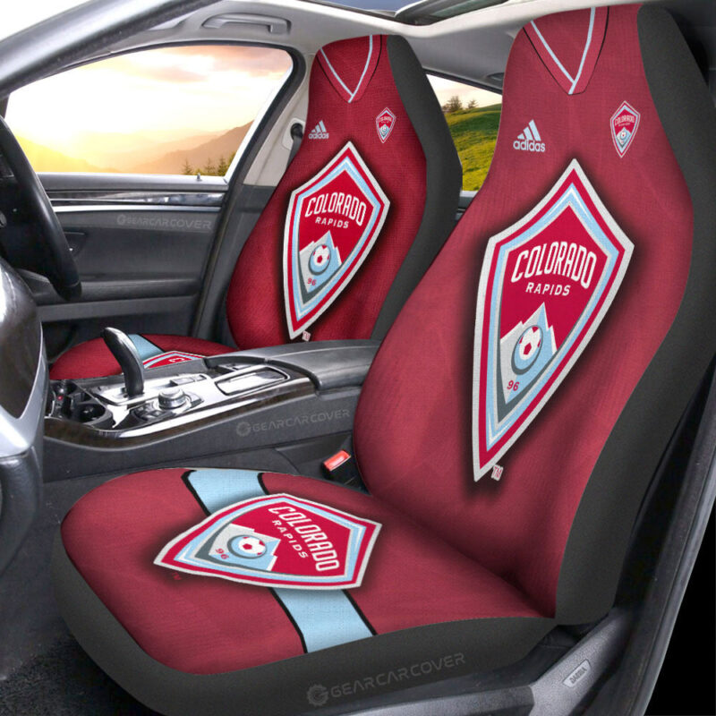 Colorado Rapids Car Seat Covers Custom Car Accessories For Fans