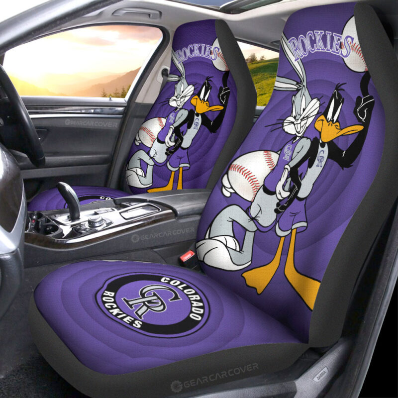 Colorado Rockies Car Seat Covers Custom Car Accessories