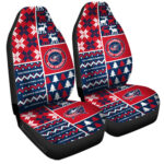 Columbus Blue Jackets Car Seat Covers Custom Ugly Style Car Accessories