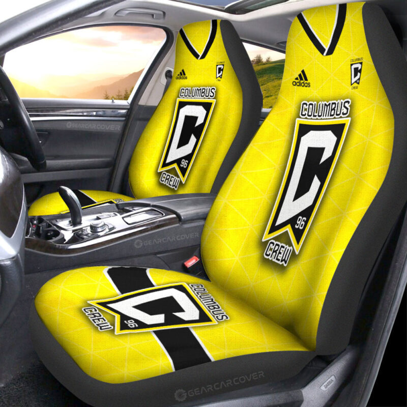 Columbus Crew Car Seat Covers Custom Car Accessories For Fans