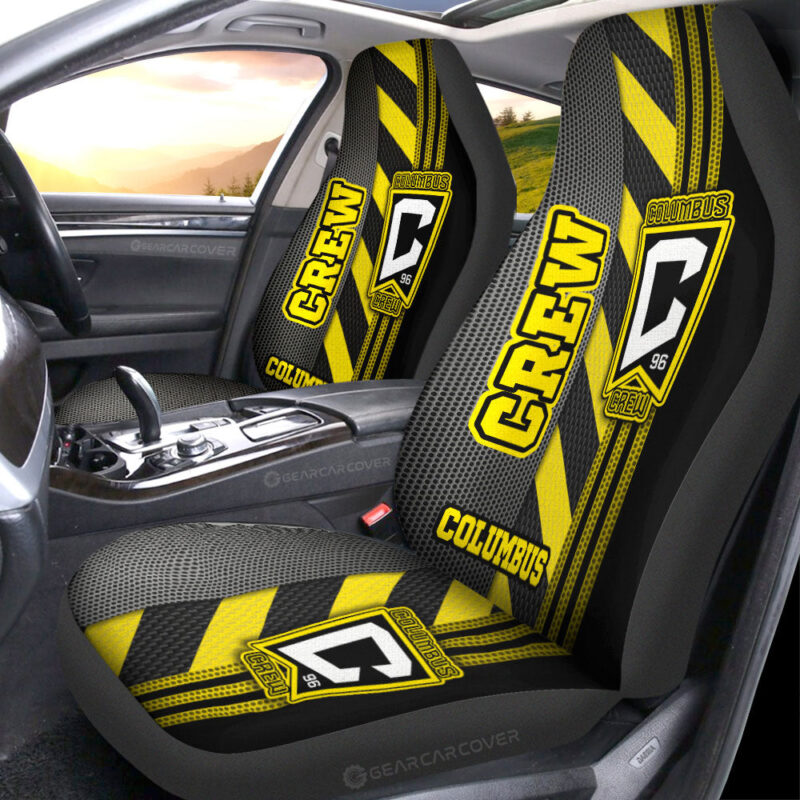 Columbus Crew Car Seat Covers Custom Car Accessories