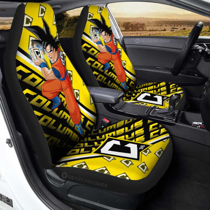 Columbus Crew Car Seat Covers Goku Car Accessories For Fans