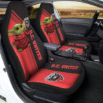 DC United Car Seat Covers Baby Yoda Car Accessories
