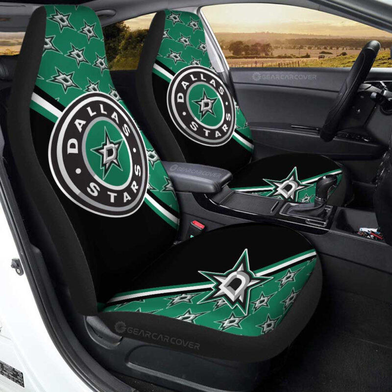 Dallas Stars Car Seat Covers Custom Car Accessories For Fans