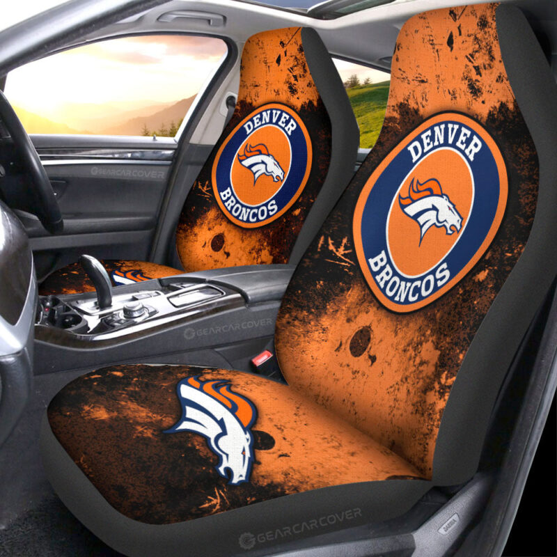 Denver Broncos Car Seat Covers Custom Car Accessories